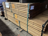 Ca. 43x guyana ipé planken geschaafd, 25x90mm, lengte 155cm - afbeelding 4 van  4