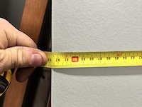 Ca. 43x stompe binnendeuren (volspaan met fineerlaag), svedex, lichtgroen - afbeelding 4 van  9