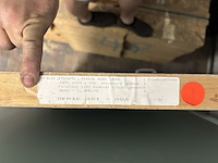 Ca. 43x stompe binnendeuren (volspaan met fineerlaag), svedex, lichtgroen - afbeelding 8 van  9