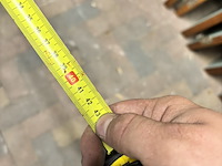 Ca. 43x stompe binnendeuren (volspaan met fineerlaag), svedex, lichtgroen - afbeelding 9 van  9