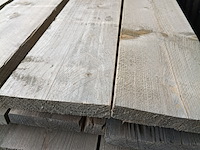 Ca. 43x vuren grijs gedompelde steigerplanken - afbeelding 2 van  4