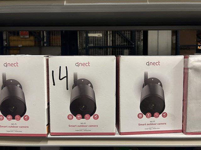 Ca. 43x wi-fi smart indoor/outdoor camera qnect - afbeelding 3 van  14