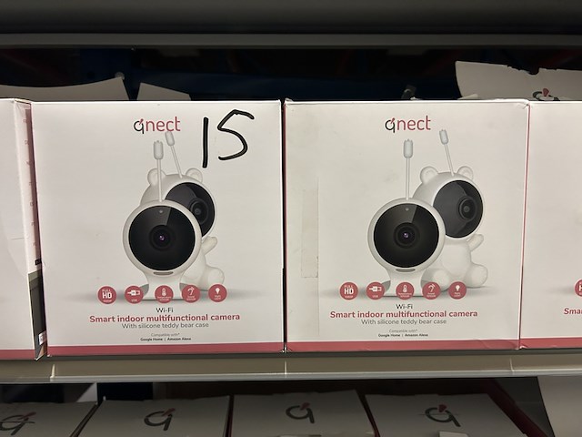 Ca. 43x wi-fi smart indoor/outdoor camera qnect - afbeelding 8 van  14