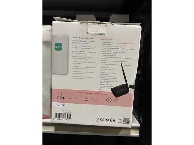 Ca. 43x wi-fi smart indoor/outdoor camera qnect - afbeelding 12 van  14