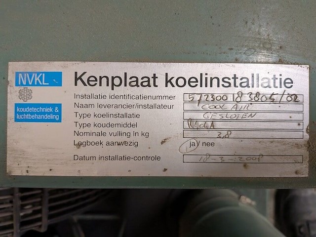 Ca. 44m2 gesloten koelcel, cool air - afbeelding 9 van  18