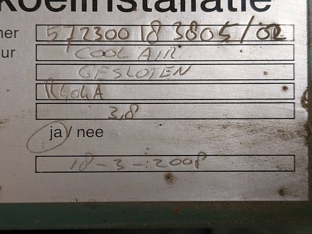 Ca. 44m2 gesloten koelcel, cool air - afbeelding 10 van  18