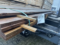 Ca. 44x douglas planken fijnbezaagd, 22x200mm, lengte 400cm - afbeelding 2 van  3