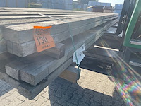 Ca. 44x douglas regels fijnbezaagd, 45x75mm, lengte 500cm - afbeelding 2 van  3