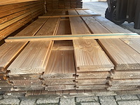 Ca. 44x douglas wisselsponning, 18x190mm, lengte 300cm - afbeelding 1 van  3