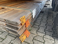 Ca. 44x douglas wisselsponning, 18x190mm, lengte 300cm - afbeelding 2 van  3