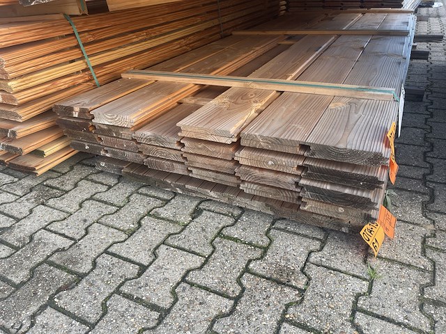 Ca. 44x douglas wisselsponning, 18x190mm, lengte 300cm - afbeelding 3 van  3