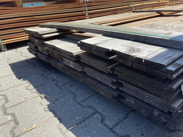 Ca. 44x douglas wisselsponning, 18x190mm, lengte 600cm - afbeelding 3 van  3