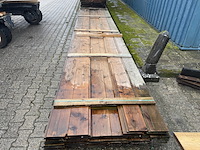 Ca. 44x douglas wisselsponning/halfhoutsrabat, 18x190mm, lengte 600cm - afbeelding 1 van  3