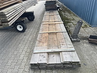 Ca. 44x douglas wisselsponning/halfhoutsrabat, 18x190mm, lengte 600cm - afbeelding 1 van  3