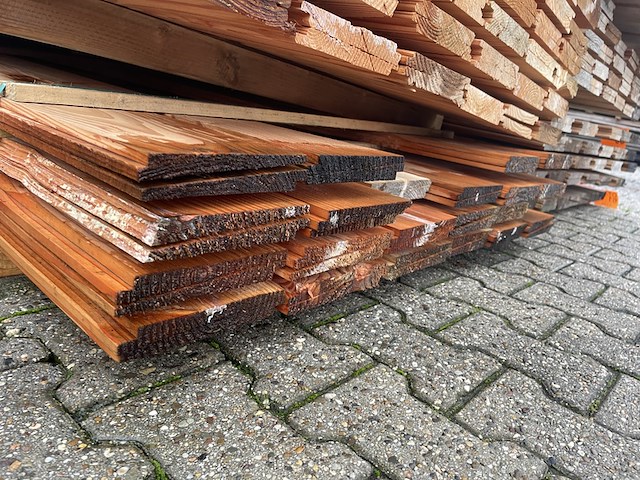 Ca. 44x douglas zweeds rabat, 21x190mm, lengte 300cm - afbeelding 3 van  3