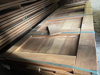 Ca. 44x guyana ipé planken geschaafd, 25x140mm, lengte 275cm