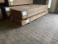 Ca. 44x guyana ipé planken geschaafd, 25x140mm, lengte 275cm - afbeelding 3 van  3