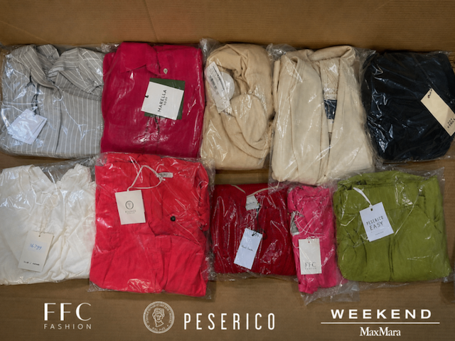 Ca. 44x truien, bloesjes en broeken, marella, peserico, ffc fashion, xs-xxxxxl - afbeelding 1 van  7