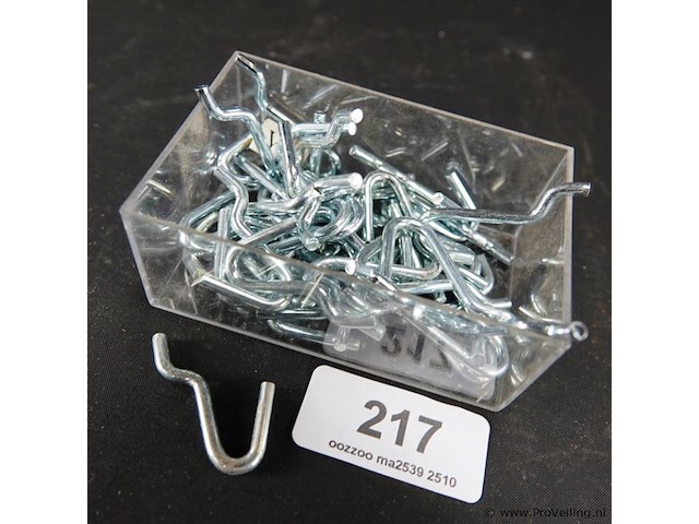 Ca. 45 haken voor winkeldisplay h5cm - afbeelding 1 van  3