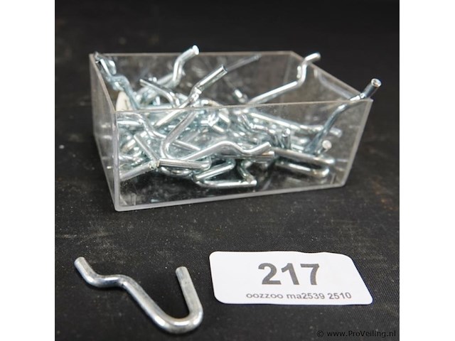 Ca. 45 haken voor winkeldisplay h5cm - afbeelding 2 van  3