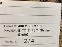 Ca. 450x verzenddozen 40x30x16cm, bruin - afbeelding 3 van  4