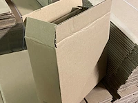 Ca. 450x verzenddozen, bruin, 20x8x20cm - afbeelding 2 van  4