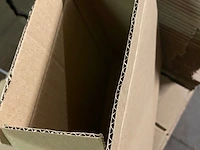 Ca. 450x verzenddozen, bruin, 20x8x20cm - afbeelding 3 van  4