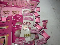 Ca. 45x baby shower meisje versiering - afbeelding 4 van  7