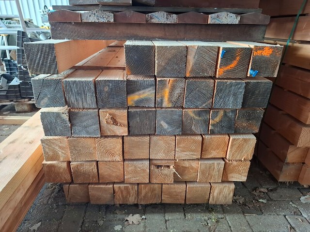 Ca 45x douglas balk 12x12cm - afbeelding 2 van  3