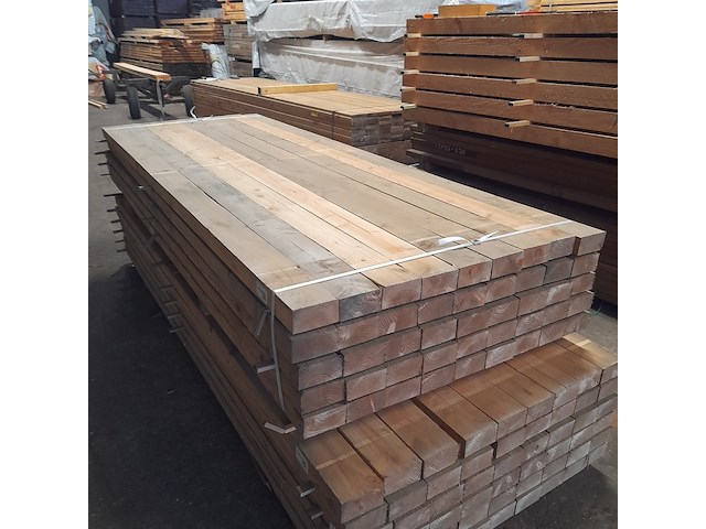 Ca. 45x douglas balk, 6,3 x 12,5 x 300 cm - afbeelding 1 van  6