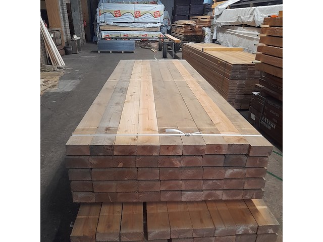 Ca. 45x douglas balk, 6,3 x 12,5 x 300 cm - afbeelding 2 van  6