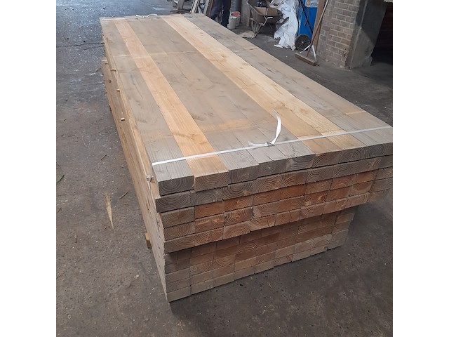 Ca. 45x douglas balk, 6,3 x 12,5 x 300 cm - afbeelding 5 van  6