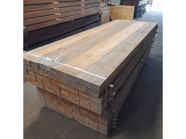 Ca. 45x douglas balk, 6,3 x 12,5 x 300 cm - afbeelding 6 van  6