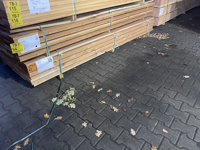 Ca. 45x douglas planken geschaafd, 28x195mm, lengte 300cm - afbeelding 4 van  4