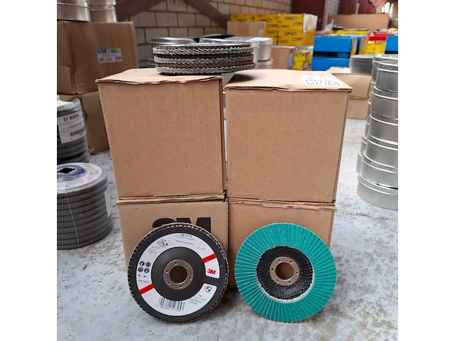 Ca. 45x lamellenschijf 3m, 125x22,23mm | 80 - afbeelding 1 van  4