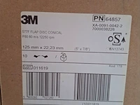 Ca. 45x lamellenschijf 3m, 125x22,23mm | 80 - afbeelding 4 van  4