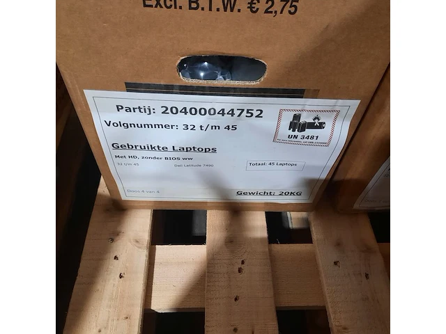 Ca. 45x laptop, dell, o.a. latitude 7490 - afbeelding 17 van  17