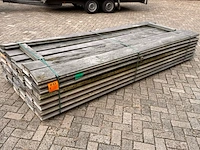 Ca. 45x mora damwand-/paardenbox profiel, 40x190mm, lengte 305cm - afbeelding 2 van  3