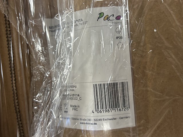 Ca. 46x design verlichting paco home – verkrijgbaar op bol.com en amazon - afbeelding 6 van  9