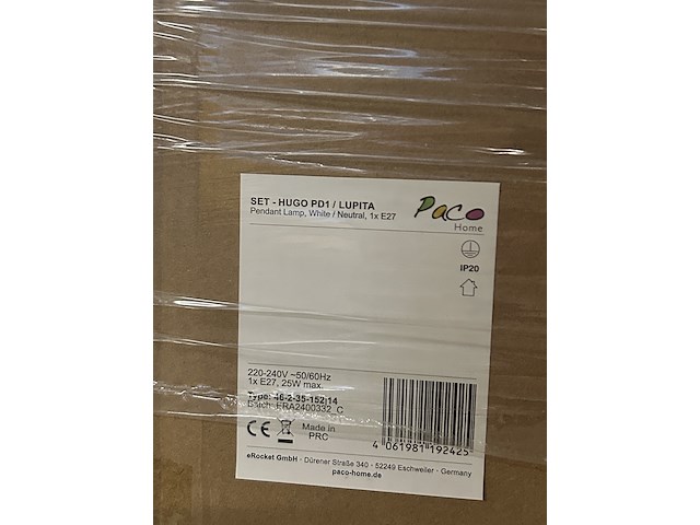 Ca. 46x design verlichting paco home – verkrijgbaar op bol.com en amazon - afbeelding 9 van  9