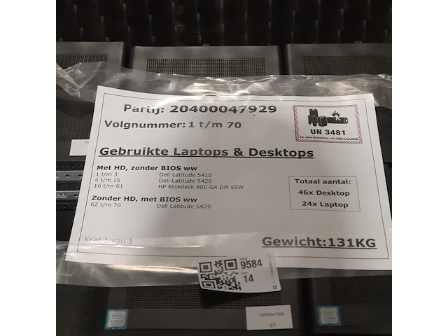Ca. 46x desktop, hp, elitedesk 800 - afbeelding 6 van  6