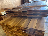Ca. 46x guyana ipé country grade planken geschaafd, 18x140mm, lengte 400cm - afbeelding 1 van  3