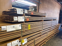 Ca. 46x guyana ipé country grade planken geschaafd, 18x140mm, lengte 400cm - afbeelding 3 van  3