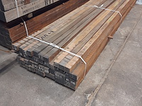 Ca. 46x hardhouten paal, 7 x 7 x 400 cm - afbeelding 4 van  7