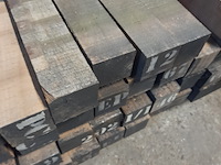 Ca. 46x hardhouten paal, 7 x 7 x 400 cm - afbeelding 7 van  7