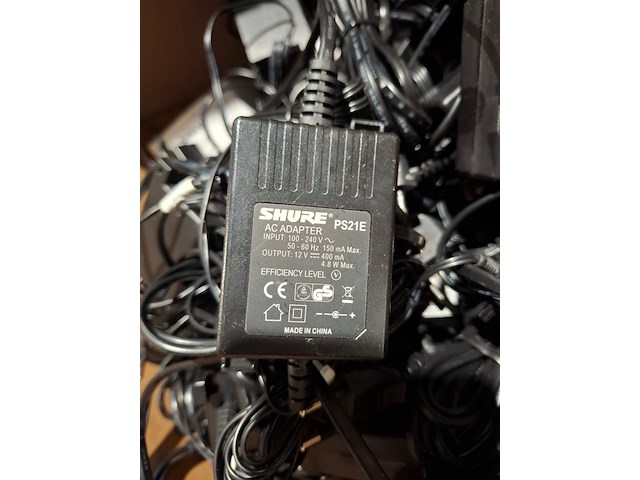 Ca. 46x powersupply, shure, ps21e - afbeelding 2 van  6