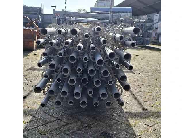 Ca. 46x staanders met pen, layher, allround | 300cm (ring 50), in transportbok - afbeelding 3 van  4
