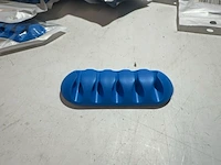 Ca. 470x kabelclip houder siliconen reckba, blauw - afbeelding 3 van  4