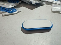 Ca. 470x kabelclip houder siliconen reckba, blauw - afbeelding 4 van  4
