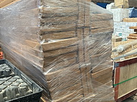 Ca. 47x bamboe kledingrek 70x30x170 cm - afbeelding 2 van  5